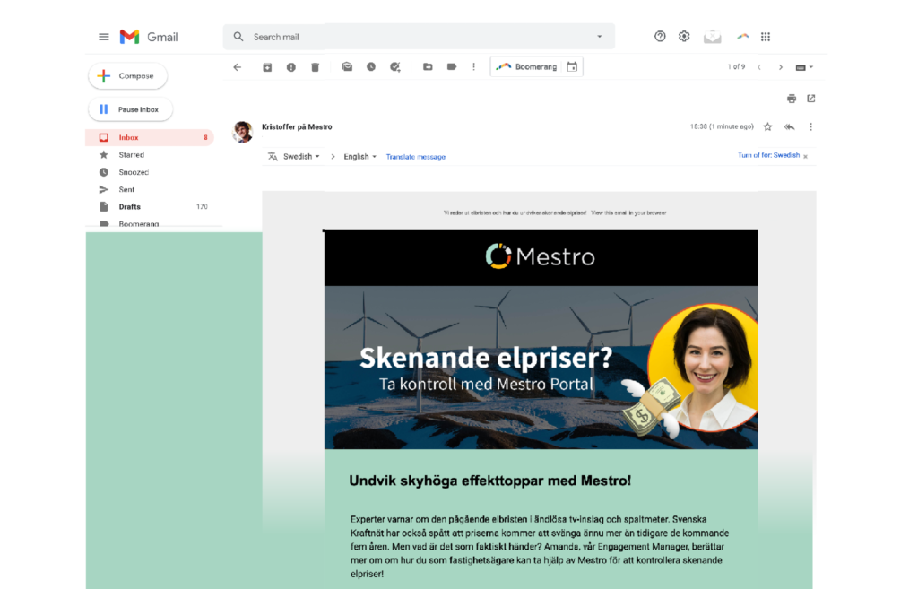 Nyhetsbrev från Mestro