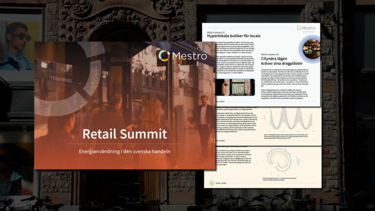 Rapport om energianvändningen i handeln