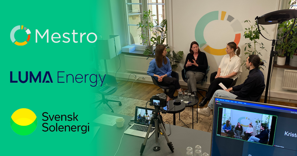 Webinar om Solenergi: Uppföljning och frekvenshandel